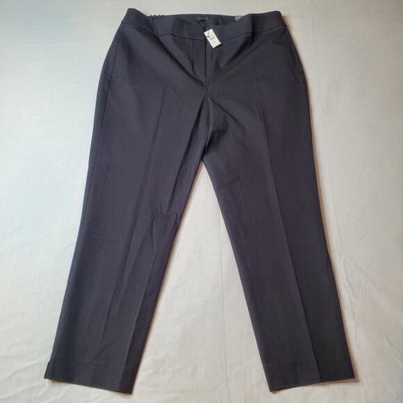 Talbots Women's Size 18W NWT Chatham Ankle Pants Slim Leg Black - Picture 4 of 9